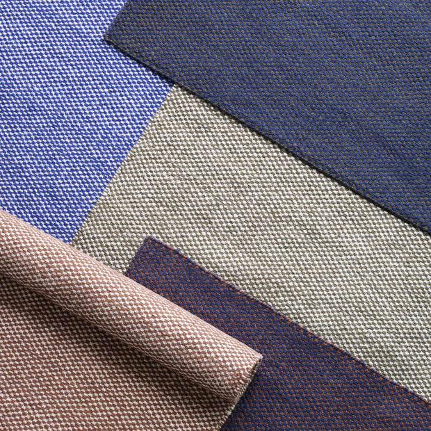 Hay Koberec Moiré Kelim, Blue - DESIGNSPOT