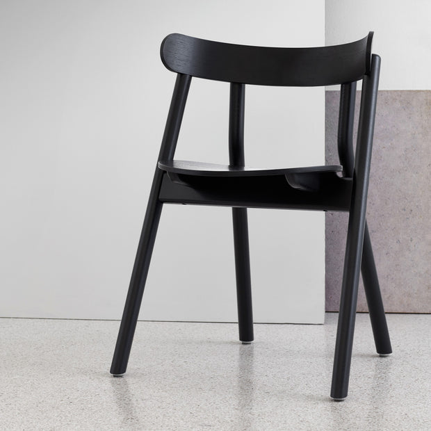Northern Židle Oaki Dinning Chair, Black Oak - DESIGNSPOT