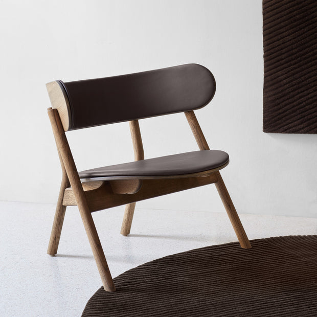 Northern Křeslo Oaki Lounge Chair, Black Oak - DESIGNSPOT