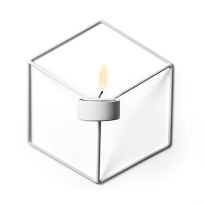 Audo Copenhagen Nástěnný svícen POV Candleholder, White - DESIGNSPOT