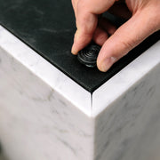Audo Copenhagen Podstavec Plinth Tall, Black Marble - DESIGNSPOT