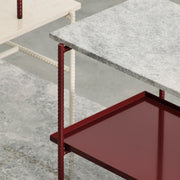 Hay Rebar Side Table, 75x44, Grey Marble - DESIGNSPOT
