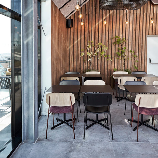 HAY Venkovní stůl Neu Ø70, Anthracite - DESIGNSPOT