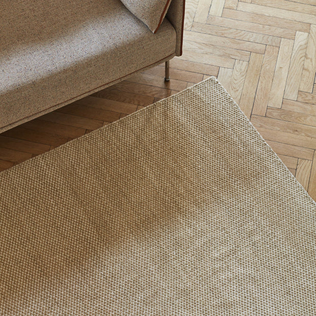 Hay Koberec Moiré Kelim, Yellow - DESIGNSPOT