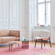 HAY Konferenční stolek Bella Ø60 High, Oiled Oak - DESIGNSPOT