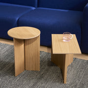 HAY Odkládací stolek Slit Wood, High Oak - DESIGNSPOT