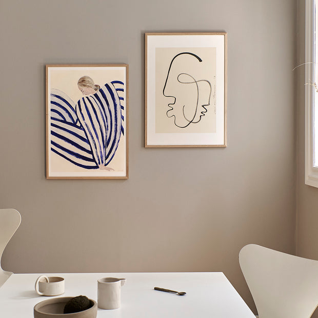 The Poster Club Plakát Blue Stripe At Concorde, Sofia Lind - DESIGNSPOT
