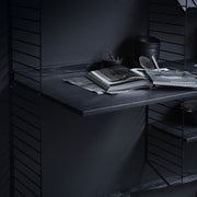 String Stolová deska Work Desk, Black Ash - DESIGNSPOT