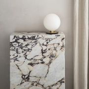 Audo Copenhagen Podstavec Plinth Tall, Rose Marble - DESIGNSPOT