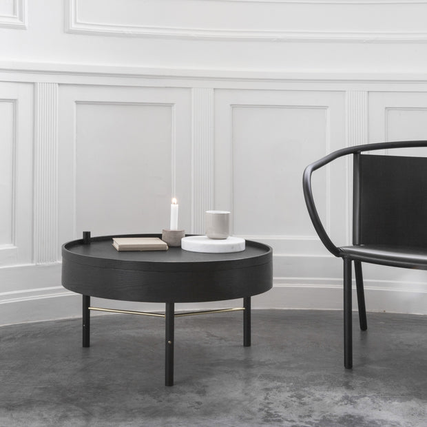 Audo Copenhagen Konferenční stolek Turning Table, Black - DESIGNSPOT