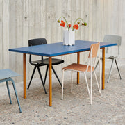 Hay Jídelní stůl Two-Colour Ø120, Ochre / Blue - DESIGNSPOT