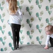 Nofred Dětská tapeta Monkey Fun, Blue - DESIGNSPOT