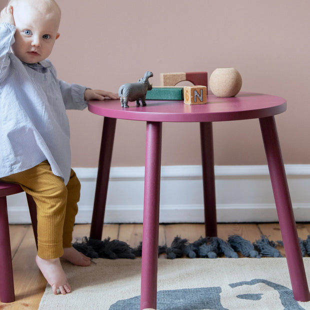 Nofred Dětský stolek Mouse, Burgundy - DESIGNSPOT