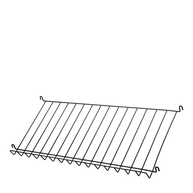 String Drátěná police na časopisy Wire Shelf 78 x 30, Black - DESIGNSPOT