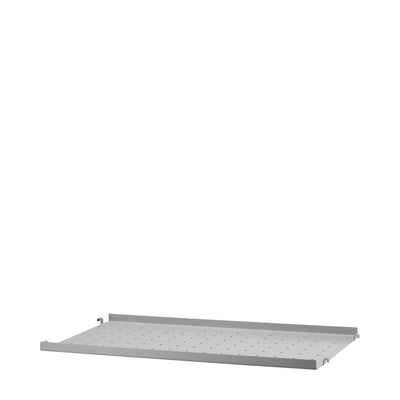 String Nízká kovová police Metal Shelf Low 58 x 30, Grey - DESIGNSPOT