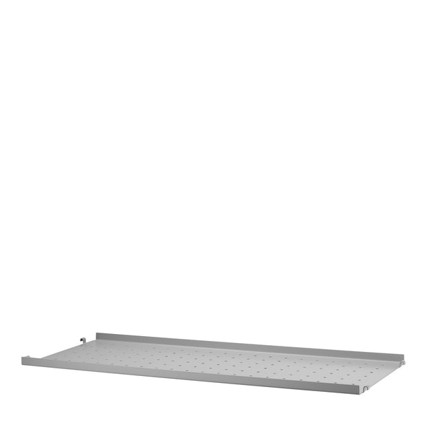 String Nízká kovová police Metal Shelf Low 78 x 30, Grey - DESIGNSPOT