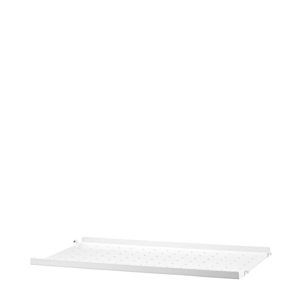 String Nízká kovová police Metal Shelf Low 58 x 30, White - DESIGNSPOT