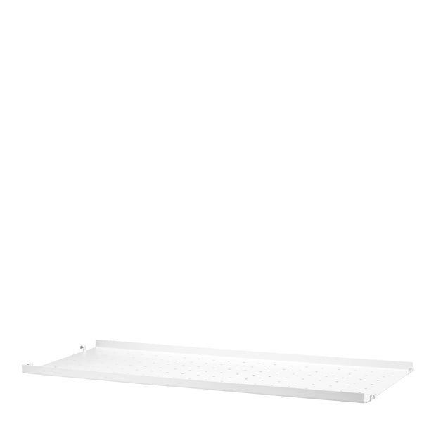 String Nízká kovová police Metal Shelf Low 78 x 30, White - DESIGNSPOT