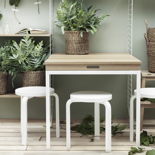 String Výklopný stolek Folding Table, Grey - DESIGNSPOT