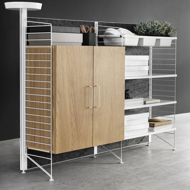 String Komoda s dvířky Filing Cabinet, Oak - DESIGNSPOT