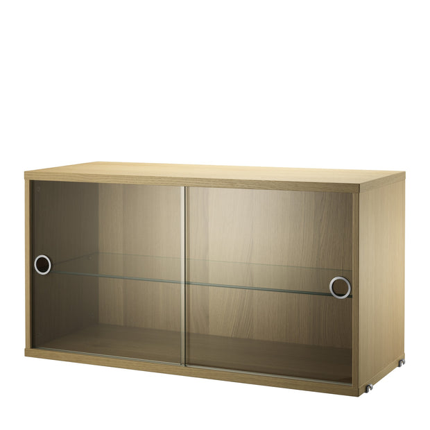 String Skříňka Display Cabinet, Oak - DESIGNSPOT