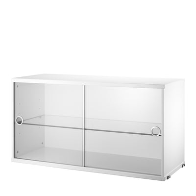 String Skříňka Display Cabinet, White - DESIGNSPOT